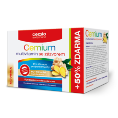 Cemio Multivitamin se zázvorem, 80+40 tablet
