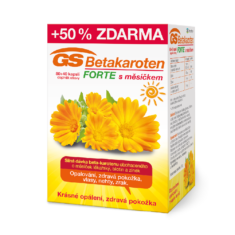 GS Betakaroten FORTE s měsíčkem, 80+40 kapslí