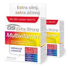 GS Extra Strong Multivitamin, 2 × 120 tablet