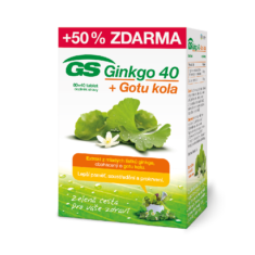 GS Ginkgo 40 + Gotu kola, 80+40 tablet