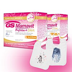 GS Mamavit Prefolin+DHA, 60 tablet + 60 kapslí