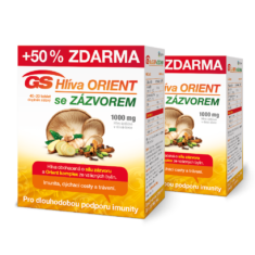 GS Hlíva ORIENT se zázvorem, 2 × 60 tablet