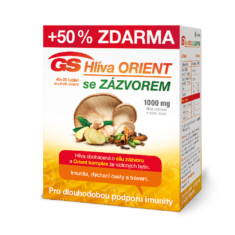 GS Hlíva ORIENT se zázvorem, 40+20 tablet