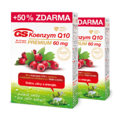 GS Koenzym Q10 60 mg Premium, 60+30 kapslí