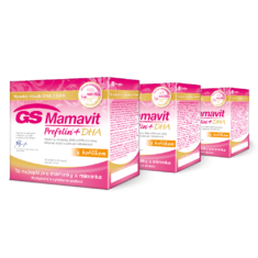 GS Mamavit Prefolin+DHA, 90 tablet + 90 kapslí