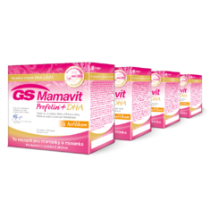 GS Mamavit Prefolin+DHA, 120 tablet + 120 kapslí