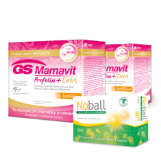 GS Mamavit Prefolin+DHA, 60 tablet + 60 kapslí