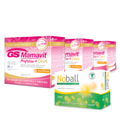 GS Mamavit Prefolin+DHA, 90 tablet + 90 kapslí