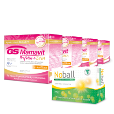 GS Mamavit Prefolin+DHA, 120 tablet + 120 kapslí