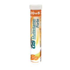 GS Multivitamin Šumivý Forte Pomeranč, 20+5 tablet