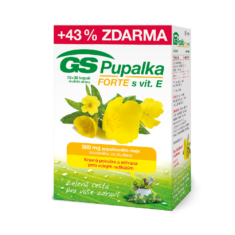 GS Pupalka FORTE s vitaminem E, 70+30 kapslí