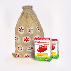 GS Koenzym Q10 s biotinem 60 mg, 2 × 60 kapslí - vánoční balení