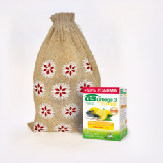 GS Omega 3 CITRUS, 150 kapslí - vánoční balení