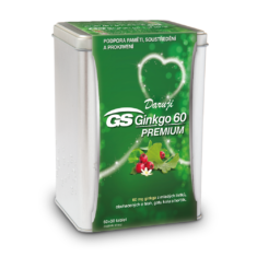 GS Ginkgo 60 PREMIUM, 60+30 tablet - vánoční balení