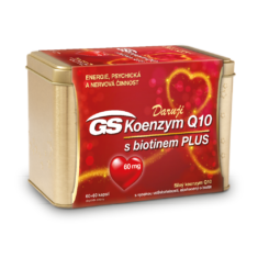 GS Koenzym Q10 60 mg Plus, 60+60 kapslí - vánoční balení