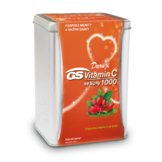 GS Vitamin C 1000 se šípky, 100+20 tablet - vánoční balení